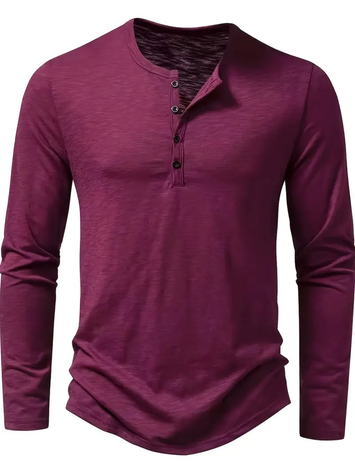 Wyatt - Elegante Camisa De Manga Larga