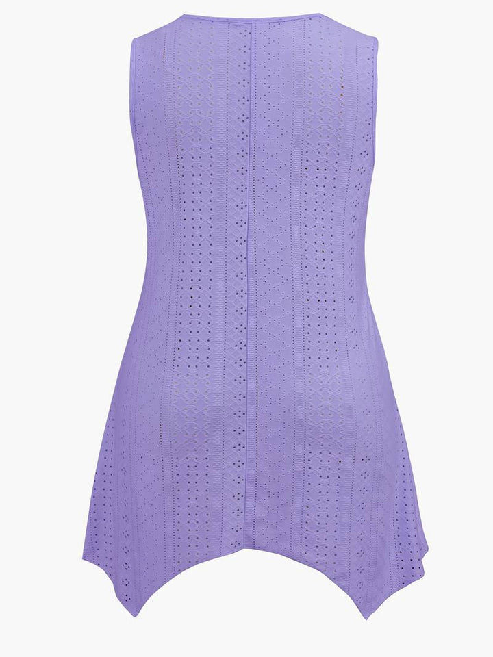 Ndeshiko - Elegante Top De Patchwork Con Un Diseño Informal
