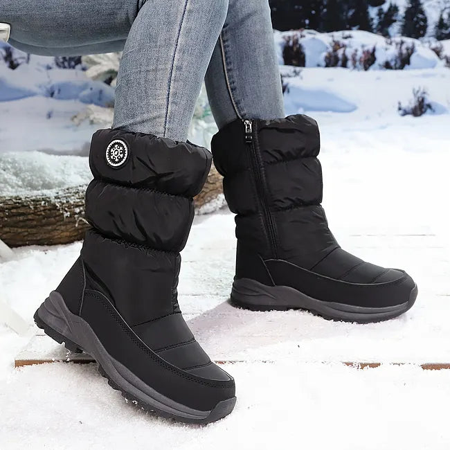 Muthoni - Botas De Nieve De Invierno De Alta Calidad Hasta La Mitad De La Pantorrilla