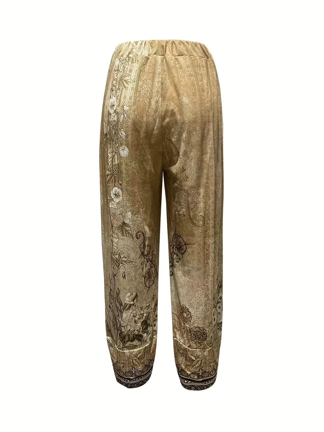 Kayden - Pantalón Capri Vintage De Flores