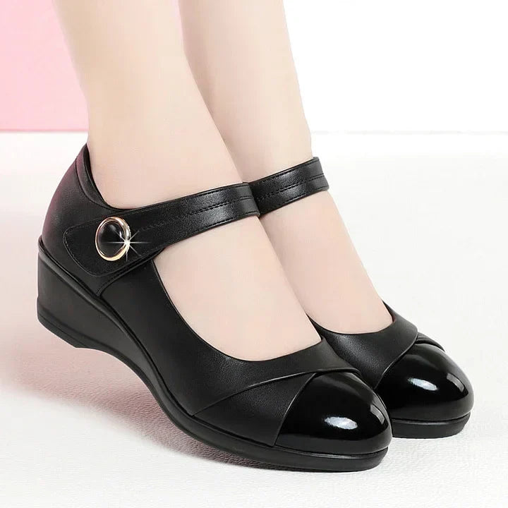 Morenn - Zapato Ortopédico De Cuero Suave Con Correa
