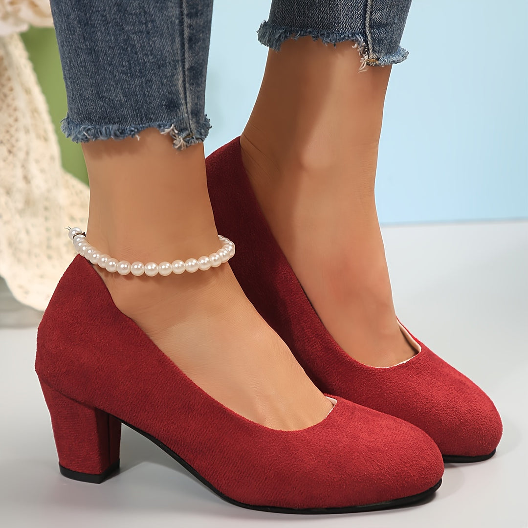 Kirstten - Zapatos De Tacón De Ante