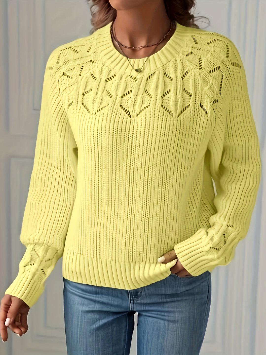 Nasia - Elegante Jersey De Manga Larga