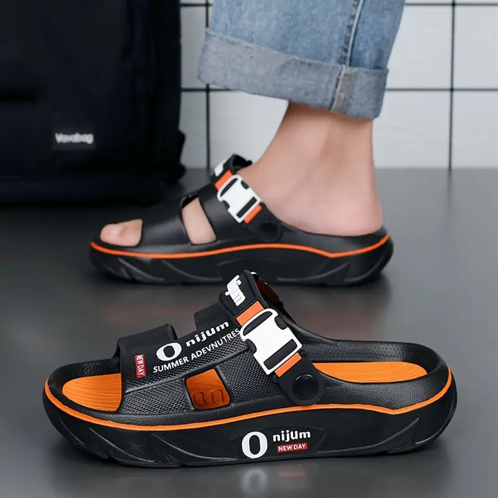 Stelios - Sandalias Informales De Verano Para Exterior