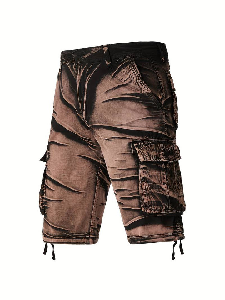 Thomas - Pantalones Cortos Cargo Informales Con Estampado De Camuflaje Y Bolsillo