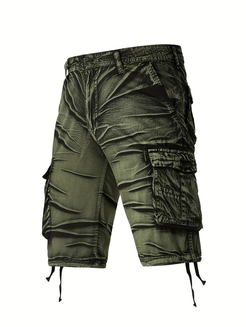 Thomas - Pantalones Cortos Cargo Informales Con Estampado De Camuflaje Y Bolsillo