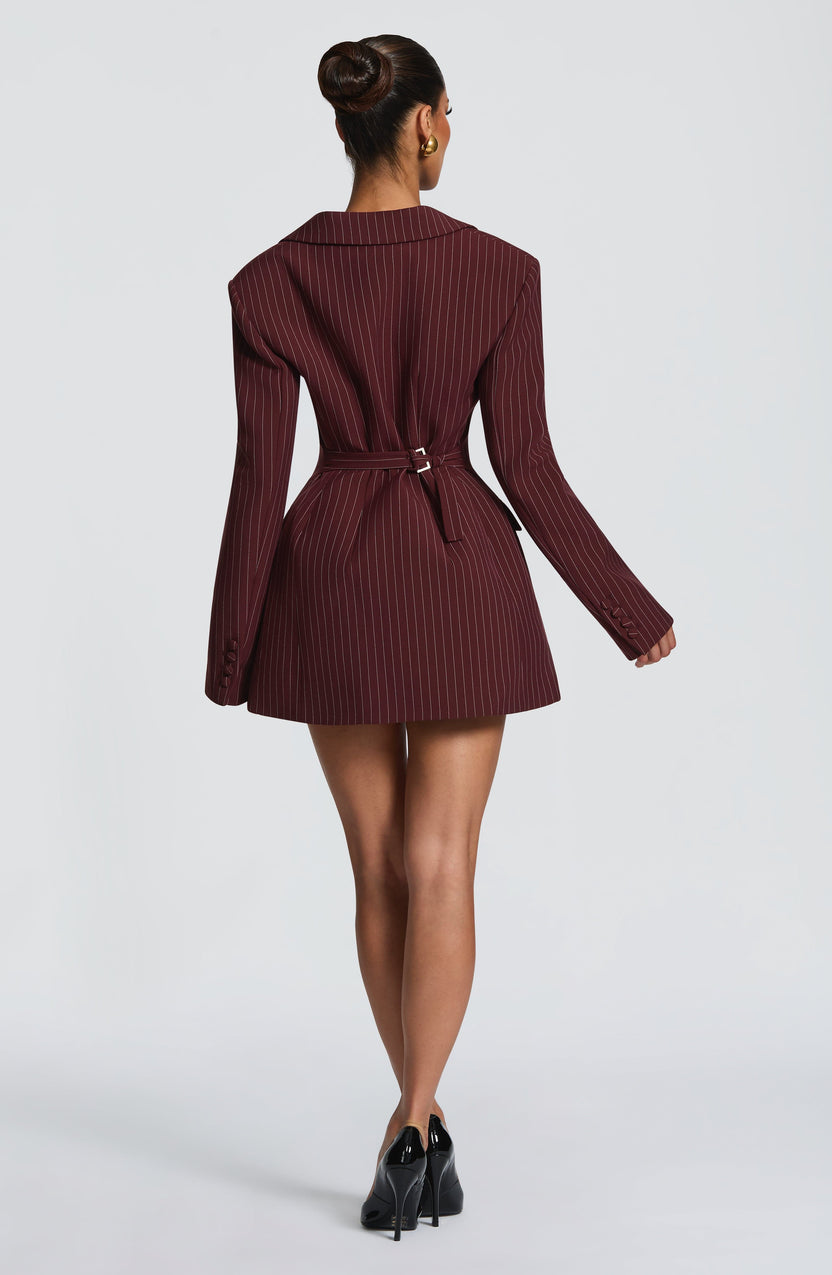 Zaerine - Vestido Mini Tipo Blazer De Doble Botonadura a Medida