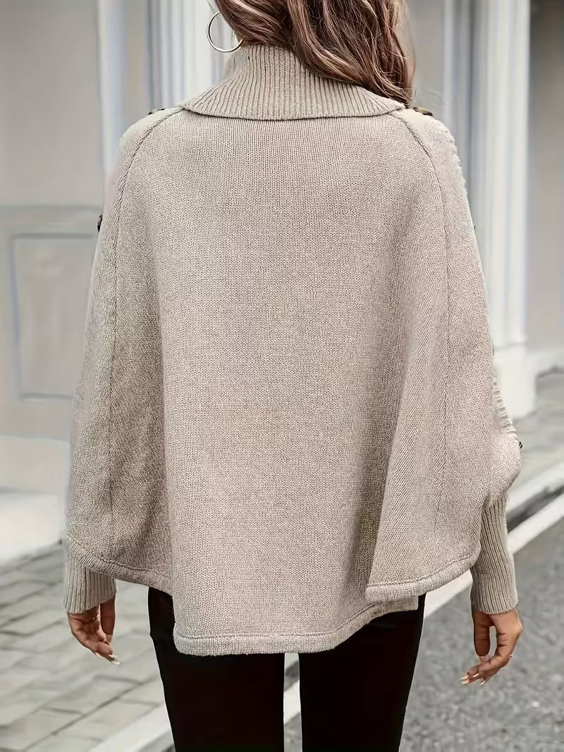 Lolana - Jersey De Cuello Alto Con Estilo Retorcido