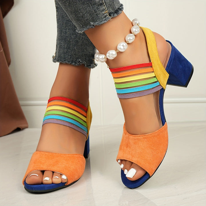Aretha - Zapatos Elegantes Y Modernos Con Tacón Grueso