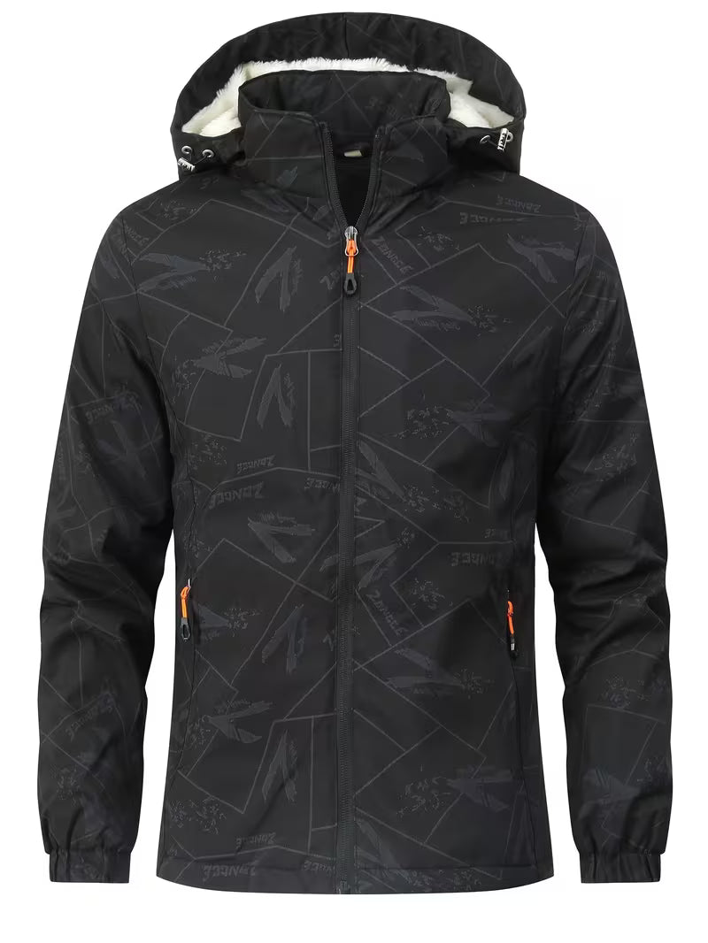 Karan - Chaqueta Con Capucha Y Forro Polar