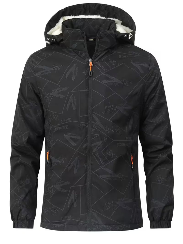 Karan - Chaqueta Con Capucha Y Forro Polar