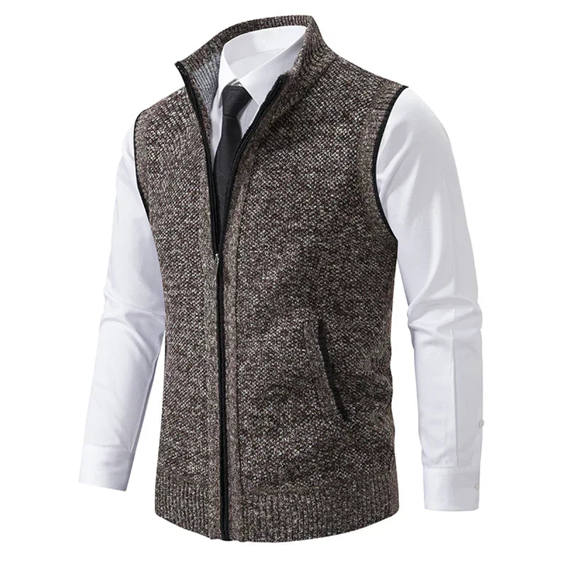 Bremer - Chaleco De Punto Polar Sin Mangas