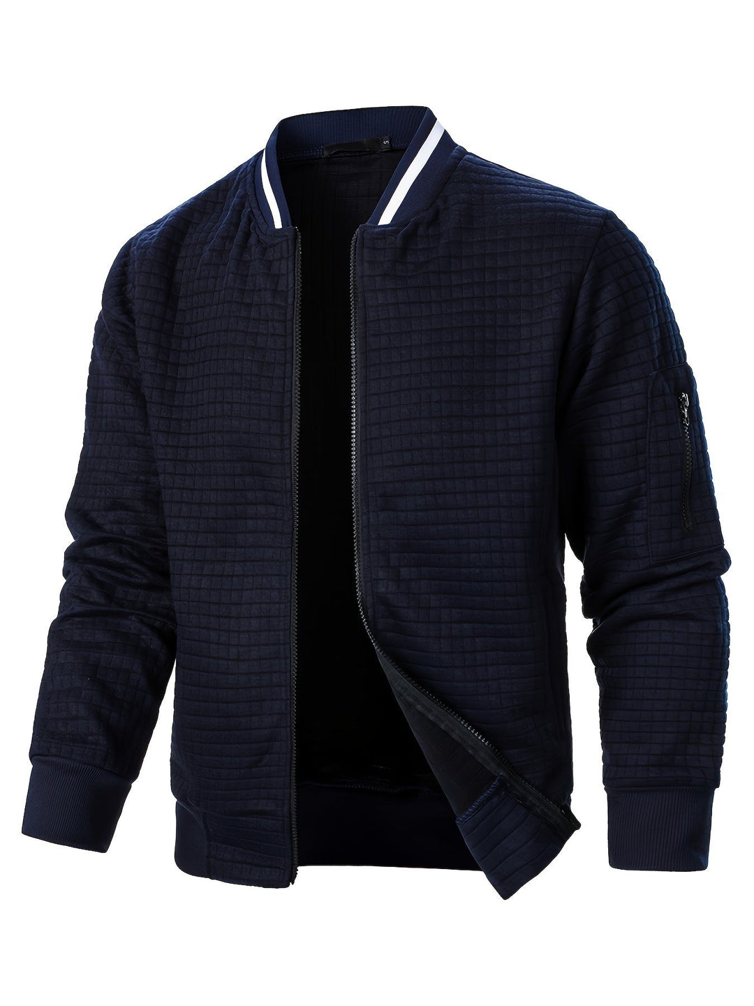 Benjie - Chaqueta Tipo Cárdigan Con Cuello Alto Y Cremallera