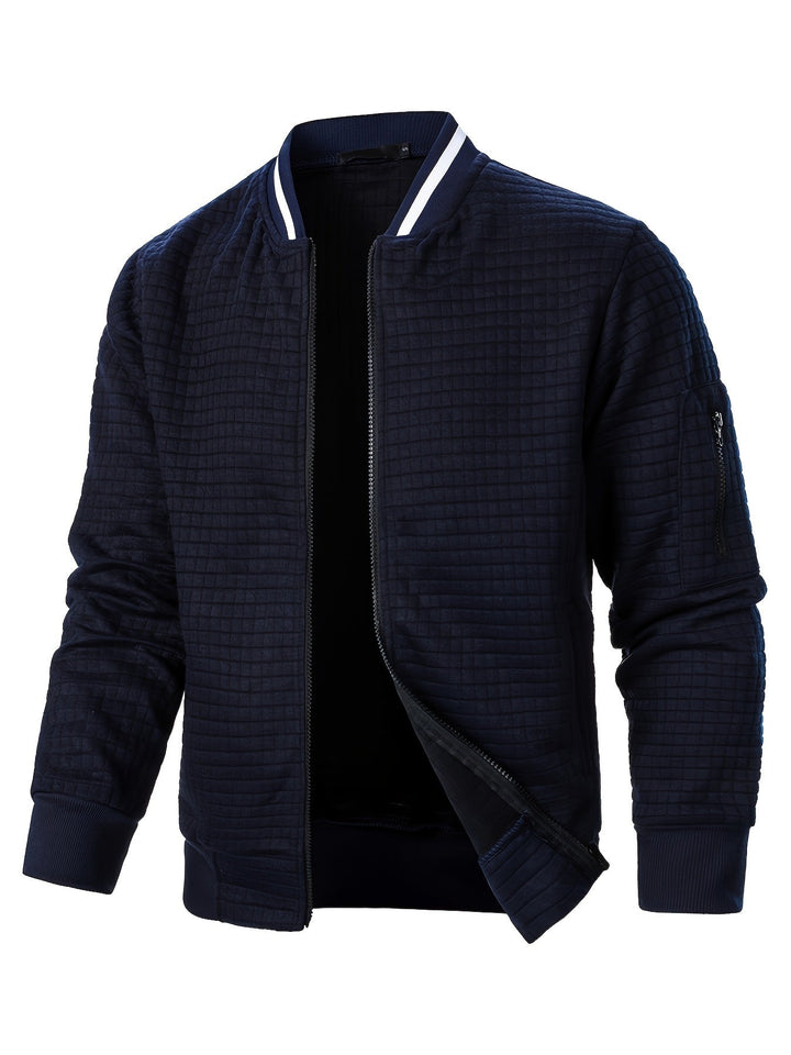 Benjie - Chaqueta Tipo Cárdigan Con Cuello Alto Y Cremallera