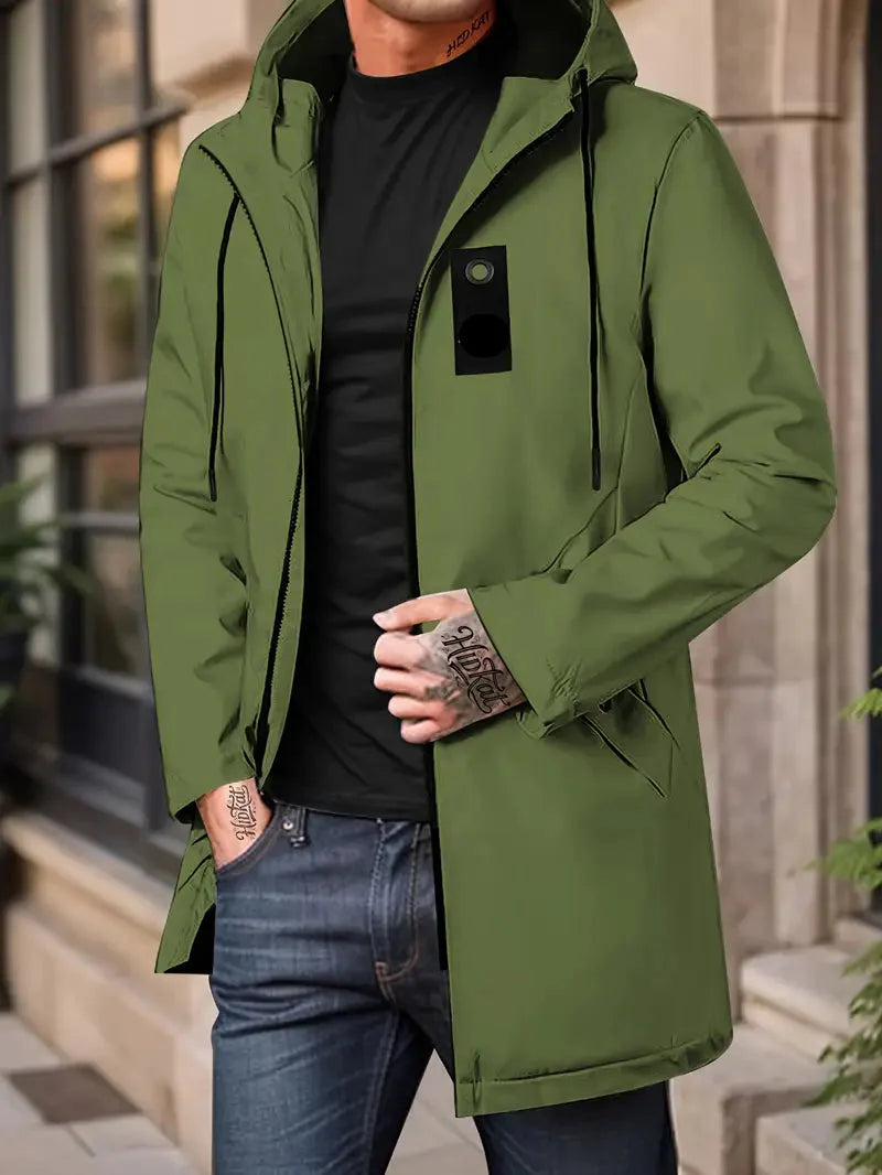 Conor - Chaqueta Cortavientos Con Cremallera y Capucha