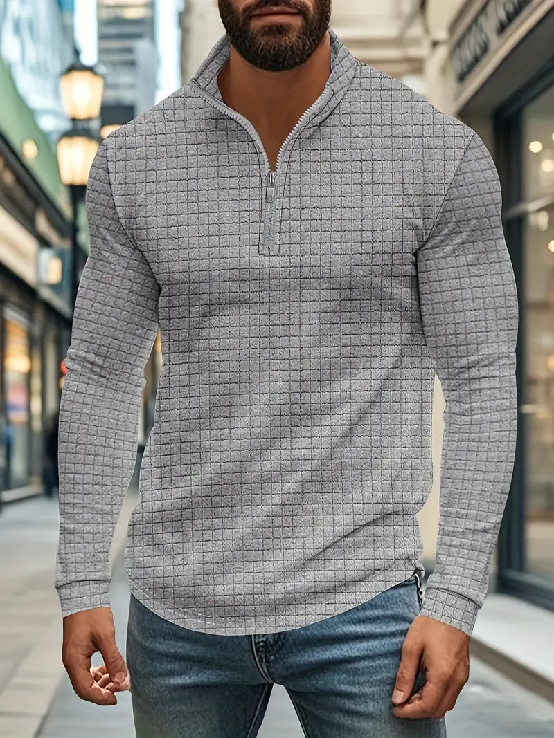 Jarryd - Sudadera De Manga Larga Con Media Cremallera