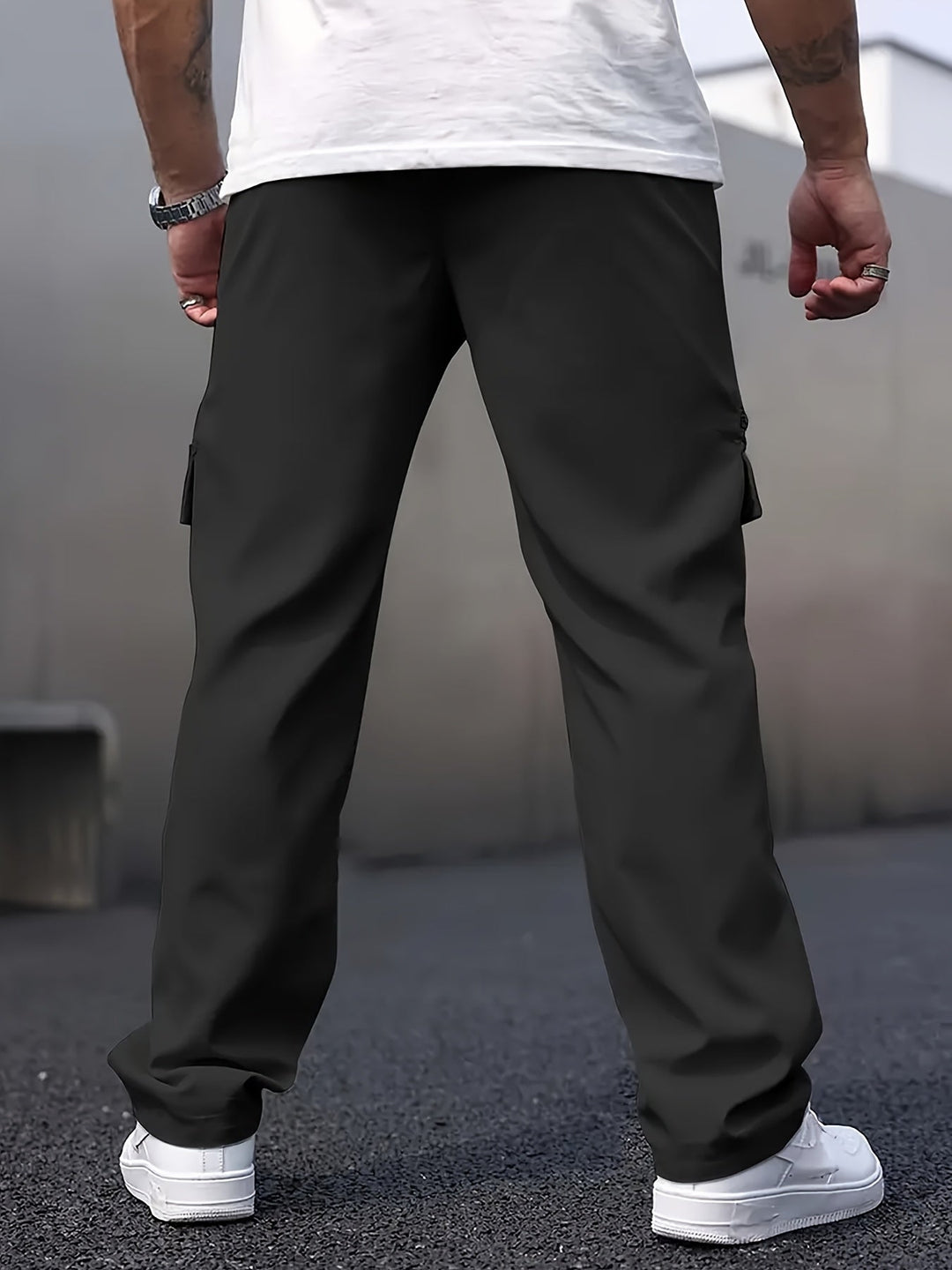 Mihai - Pantalones Cargo Informales Con Múltiples Bolsillos