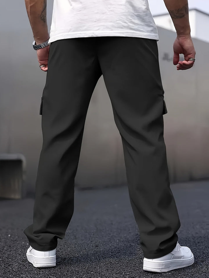 Mihai - Pantalones Cargo Informales Con Múltiples Bolsillos