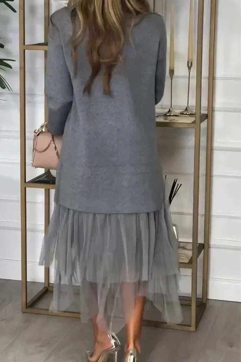Sonja - Elegante Vestido de Malla Patchwork