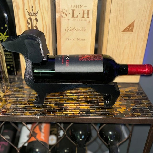 WineHound - Portabotellas De Vino Perro Salchicha