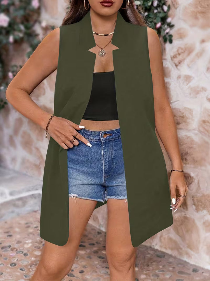Alanaa - Chaleco Sin Mangas Elegante