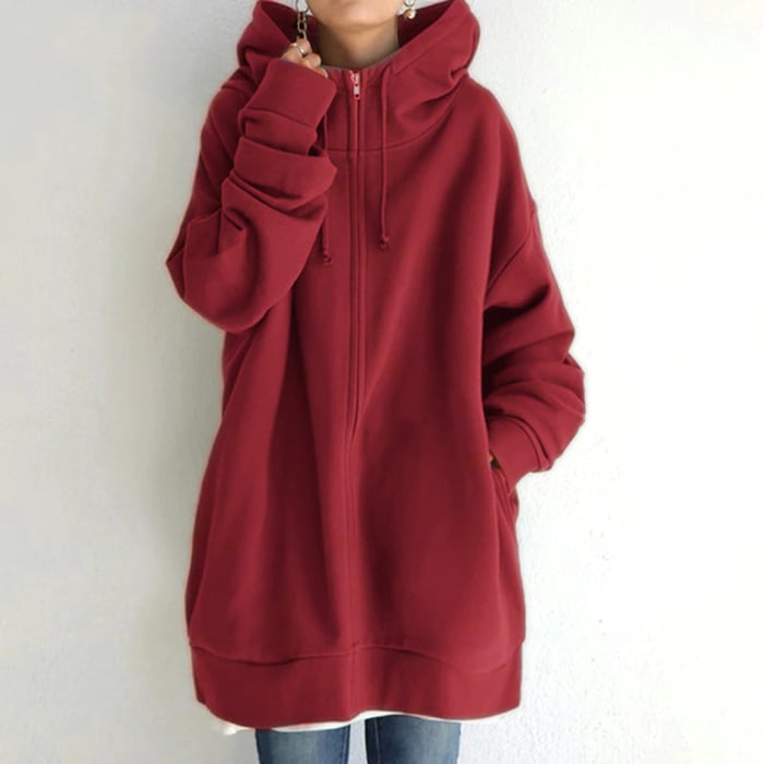 Sylvie - Acogedora Sudadera Con Capucha Sobredimensionado