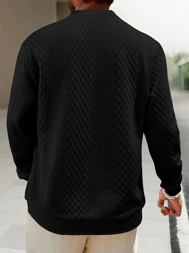 Warriner - Sudadera De Manga Larga Con Estampado Geométrico