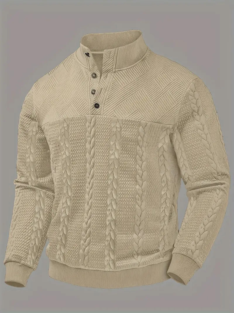 Dawson - Jersey Henley De Manga Larga Con Rayas