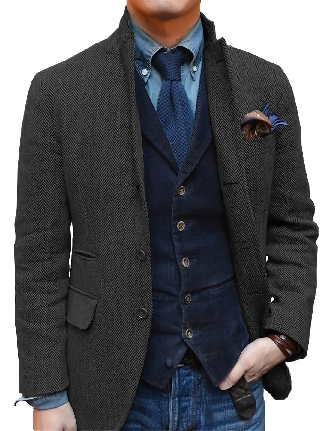 Dvian - Elegante Chaqueta Con Botones