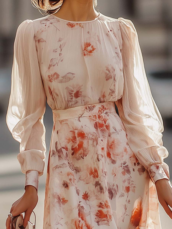 Shiella - Vestido Plisado Con Estampado Floral