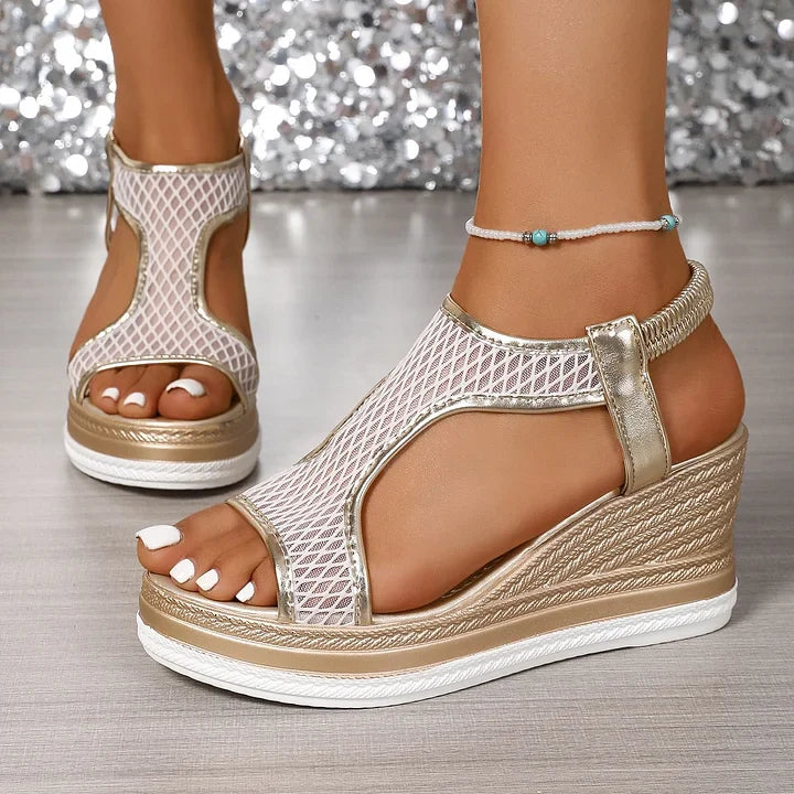 Pamelia - Sandalias Ortopédicas Con Cuña