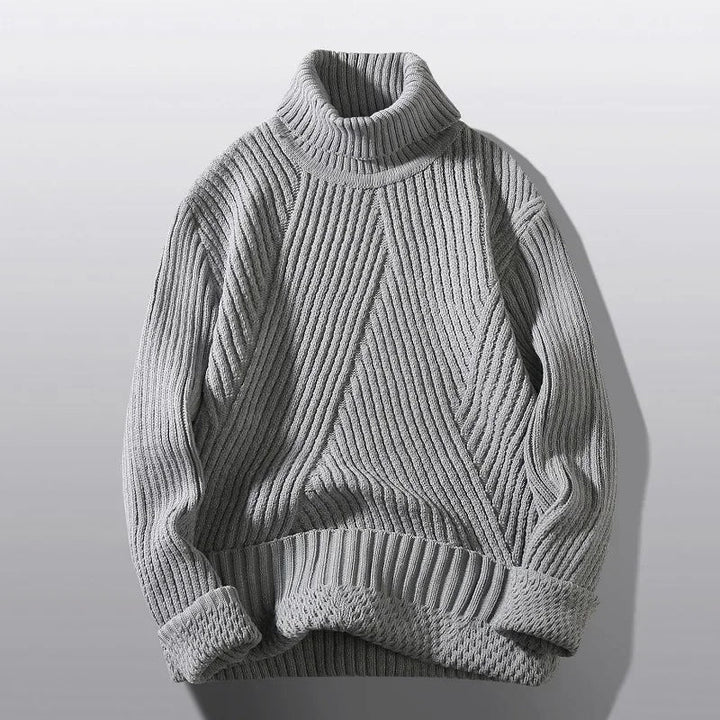 Zhen - Jersey de Invierno de Cuello Alto