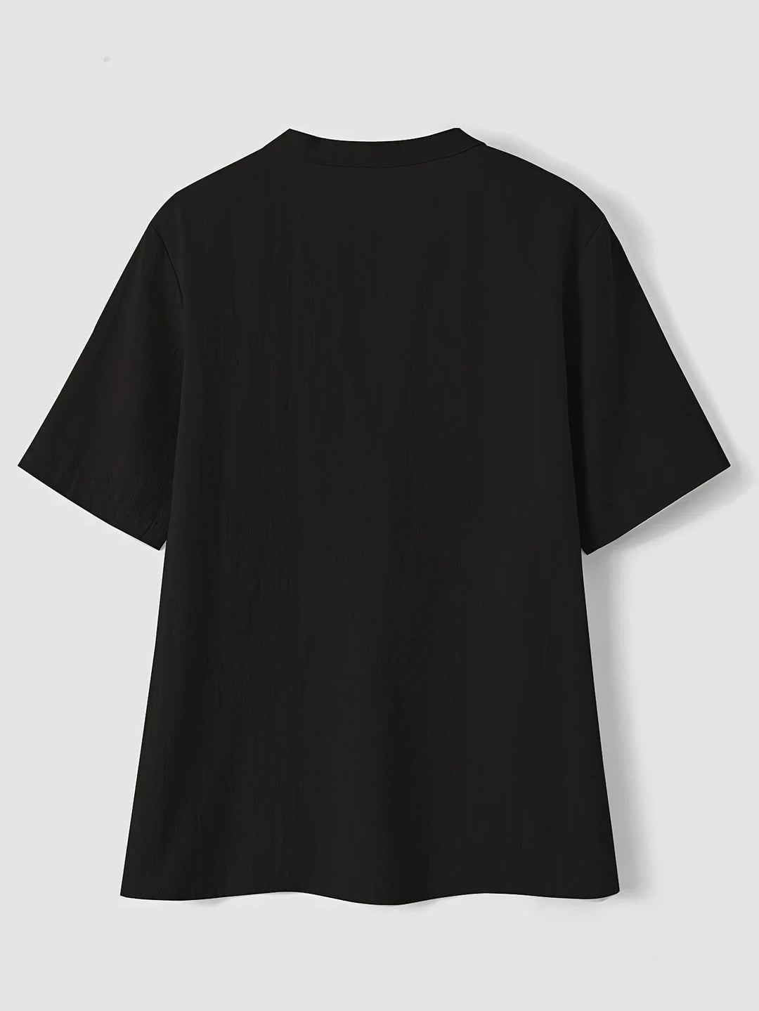 Nerida - Blusa Moderna Con Cuello En V y Manga Corta