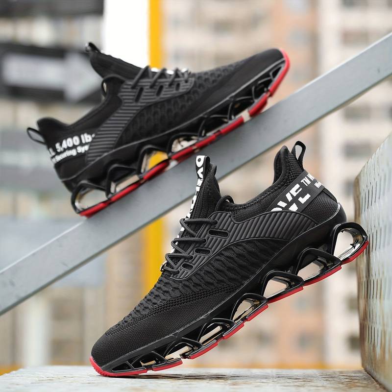 Shmuel - Zapatillas Deportivas Casuales Con Cordones y Diseño Geométrico