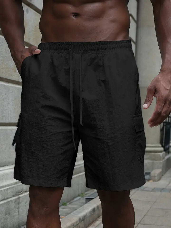 Titov - Pantalones Cortos Elásticos Transpirables