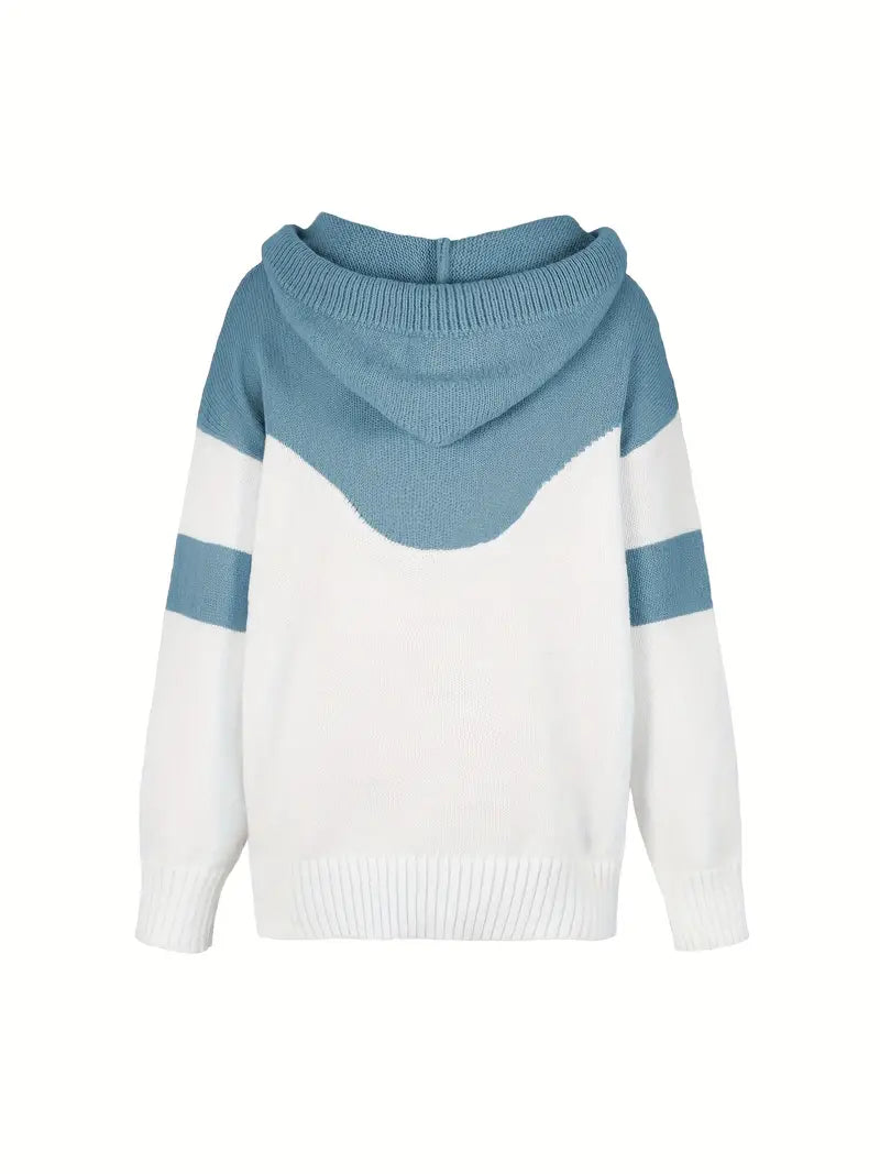 Letitia - Sudadera Con Capucha y Cordón en Bloque de Color