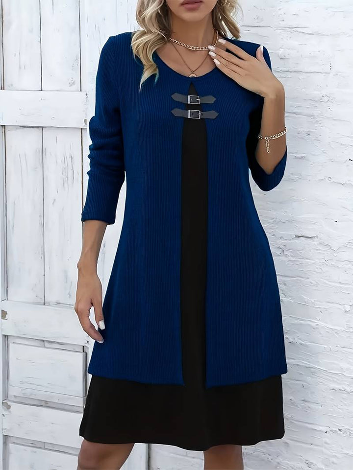 Shirahoshi - Traje De Dos Piezas Con Cuello Redondo Para Otoño e Invierno