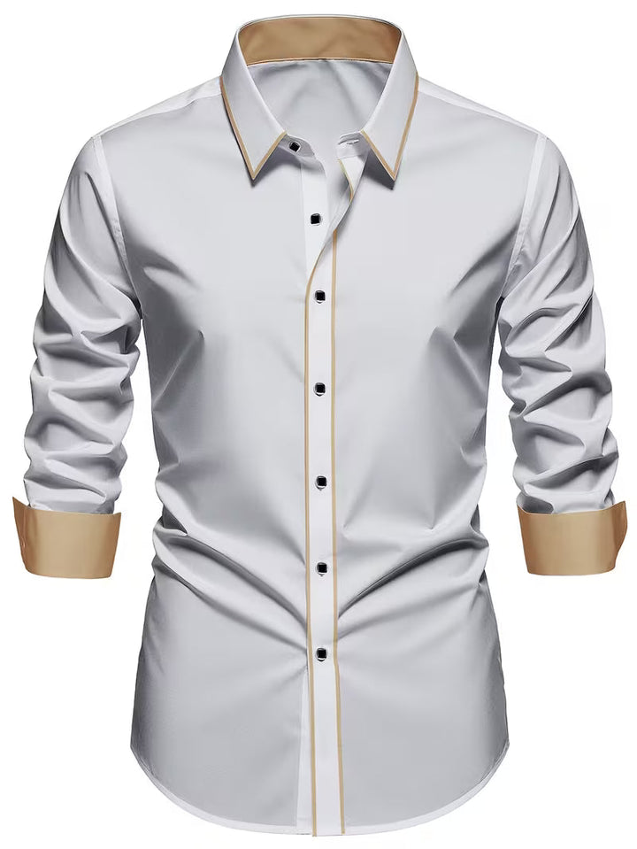 Daven - Camisa Informal De Corte Entallado