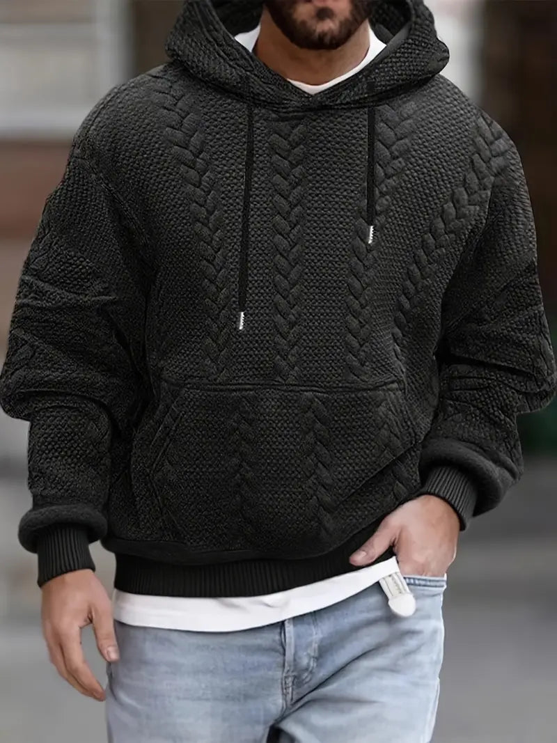 Connolly - Sudadera Informal De Punto Con Capucha y Bolsillo Delantero