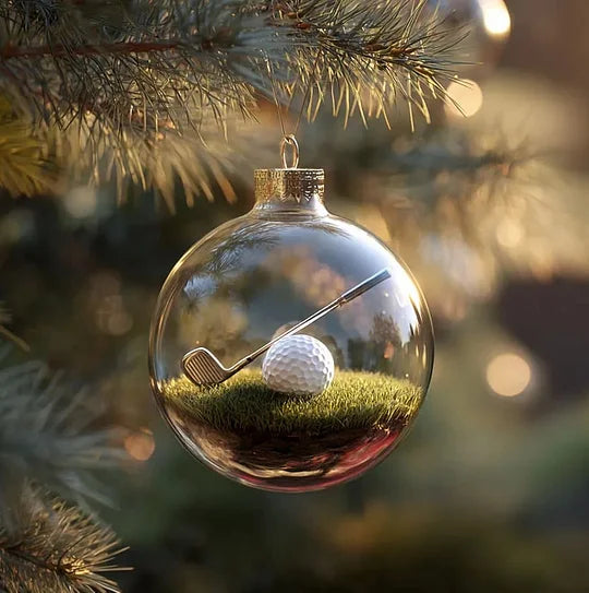 MerryBall - Adorno Navideño Deportivo Bola de Cristal