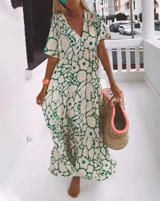 Nilsina - Vestido Veraniego de Flores Informal