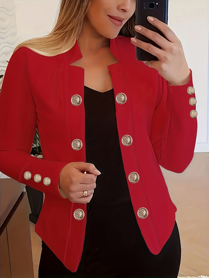 Raakel - Blazer De Manga Larga Con Puños Y Doble Botonadura Delantera