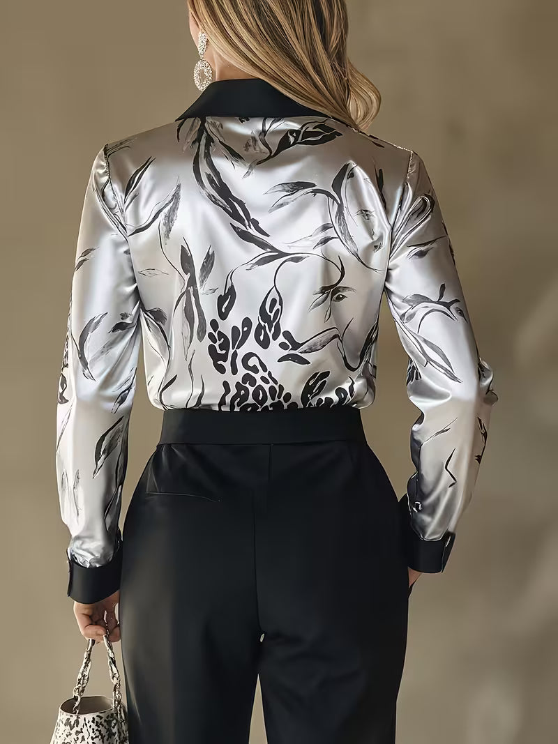 Nephthys - Camisa de manga Larga con Botones