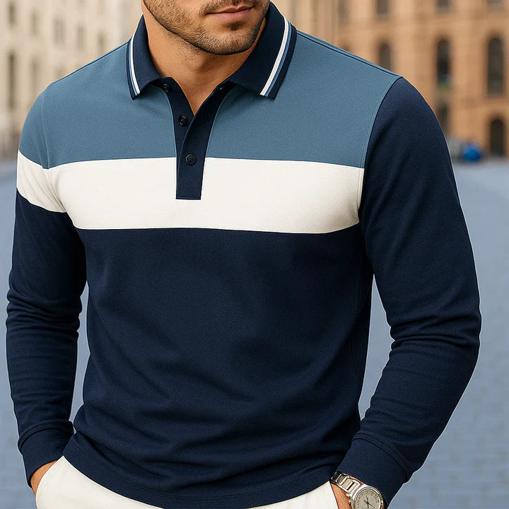 Chousein - Polo Informal De Manga Larga