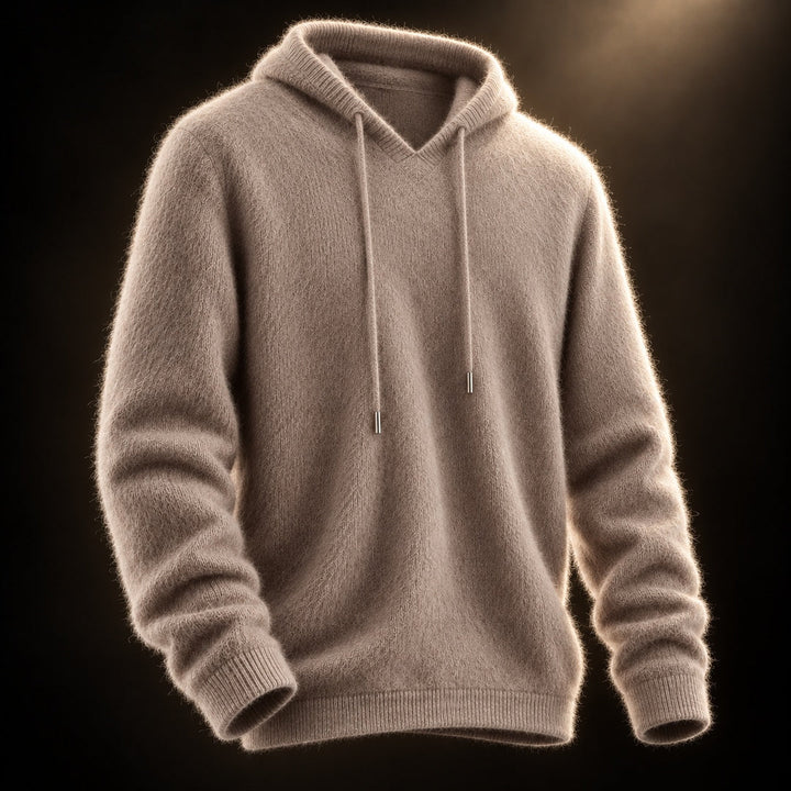 Fynch - Sudadera Con Capucha de Punto Cordón y Puños Acanalados
