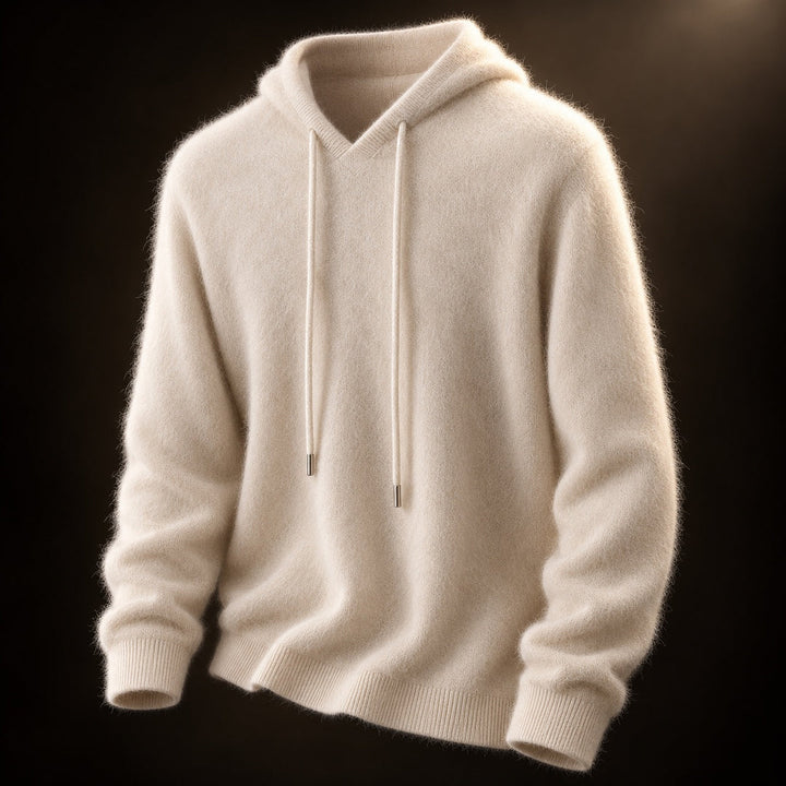 Fynch - Sudadera Con Capucha de Punto Cordón y Puños Acanalados