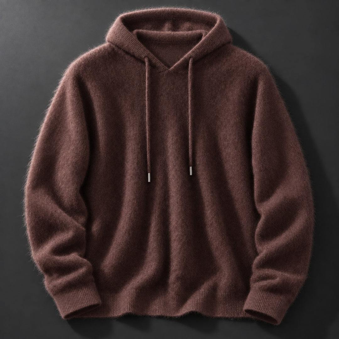 Fynch - Sudadera Con Capucha de Punto Cordón y Puños Acanalados