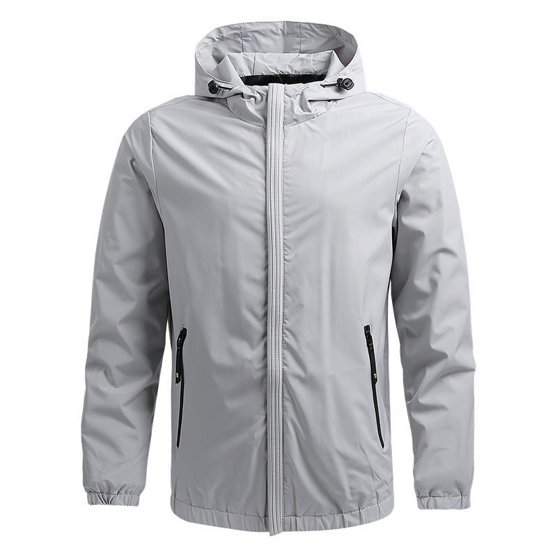 Heikki - Chaqueta Impermeable y Cortavientos Con Capucha