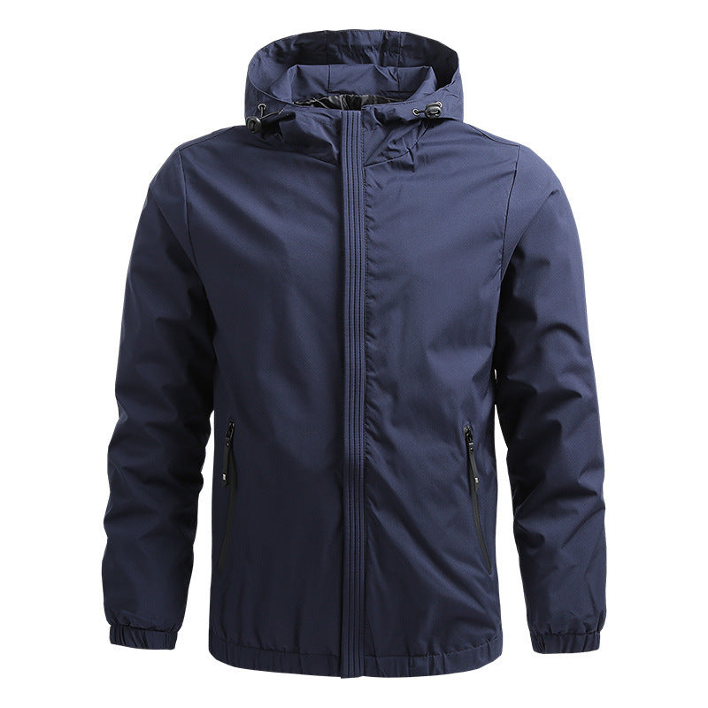 Heikki - Chaqueta Impermeable y Cortavientos Con Capucha