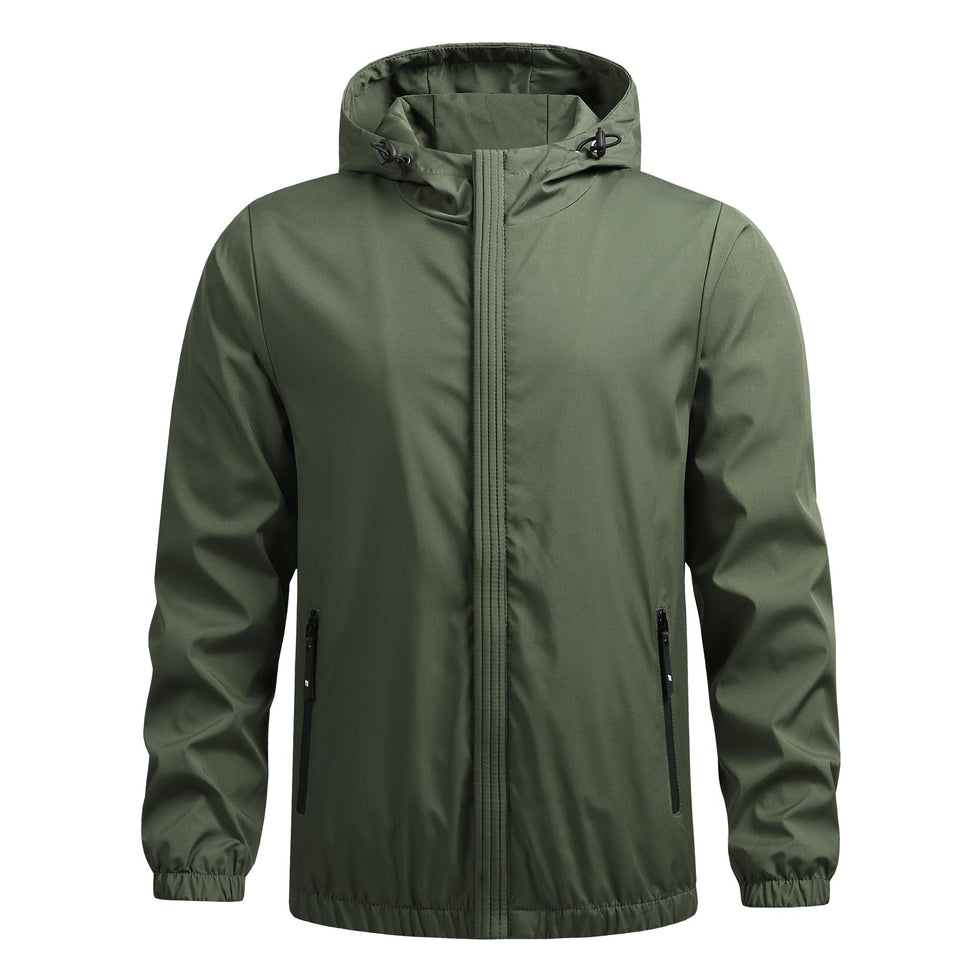 Heikki - Chaqueta Impermeable y Cortavientos Con Capucha